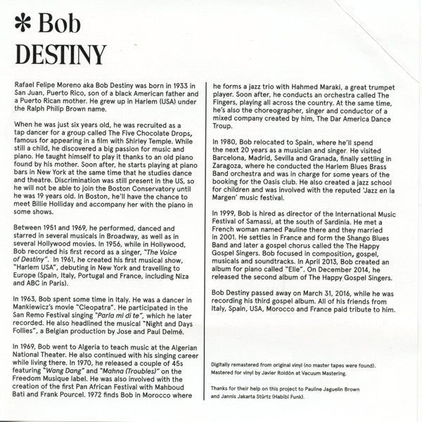 Bob Destiny - Wang Dang / Manha (Troubles) *7"* | Mint (M) Mint (M)-