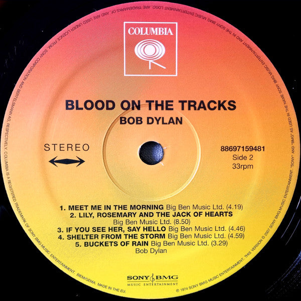 Bob Dylan - Blood On The Tracks | Mint (M) Mint (M)-