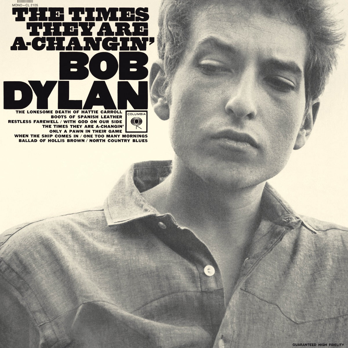 Bob Dylan - The Times They Are A-Changin' (Mono)(VINYL) | Mint (M) Mint (M)-