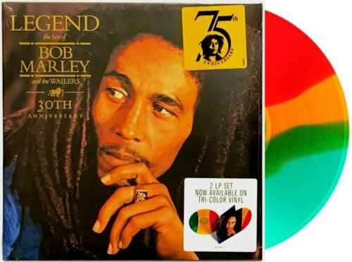 Bob Marley And The Wailers - Legend: 30th Anniversary Edition (RED/YELLOW/GREEN TRI-COLOR VINYL) | Mint (M) Mint (M)-