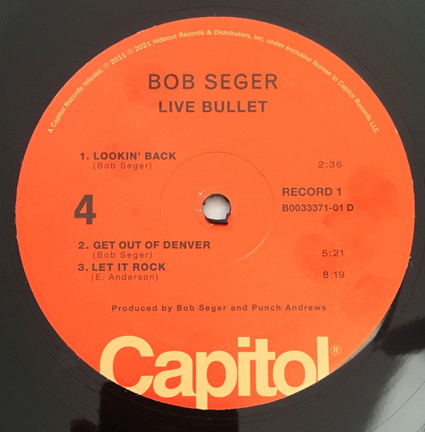 Bob Seger And The Silver Bullet Band - Live Bullet | Mint (M) Mint (M)-