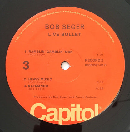 Bob Seger And The Silver Bullet Band - Live Bullet | Mint (M) Mint (M)-