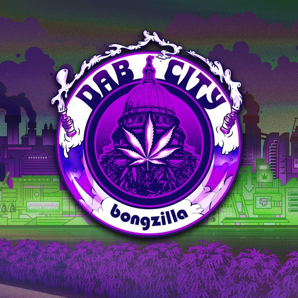 BONGZILLA - Dab City [Import] (WHITE/GREEN/PURPLE VINYL) | Mint (M) Mint (M)-