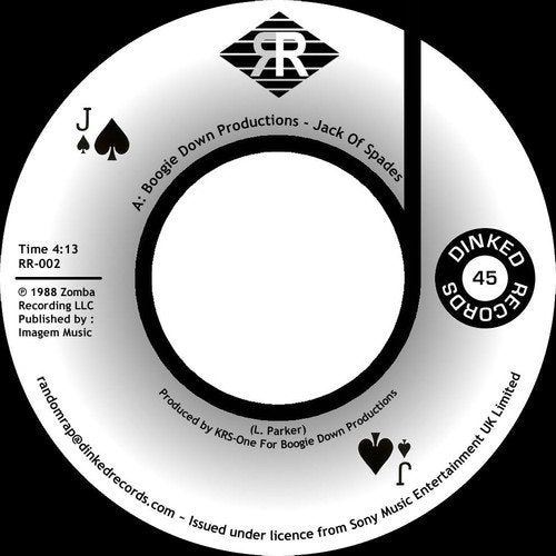 Boogie Down Productions - Jack Of Spades / Instrumental |-