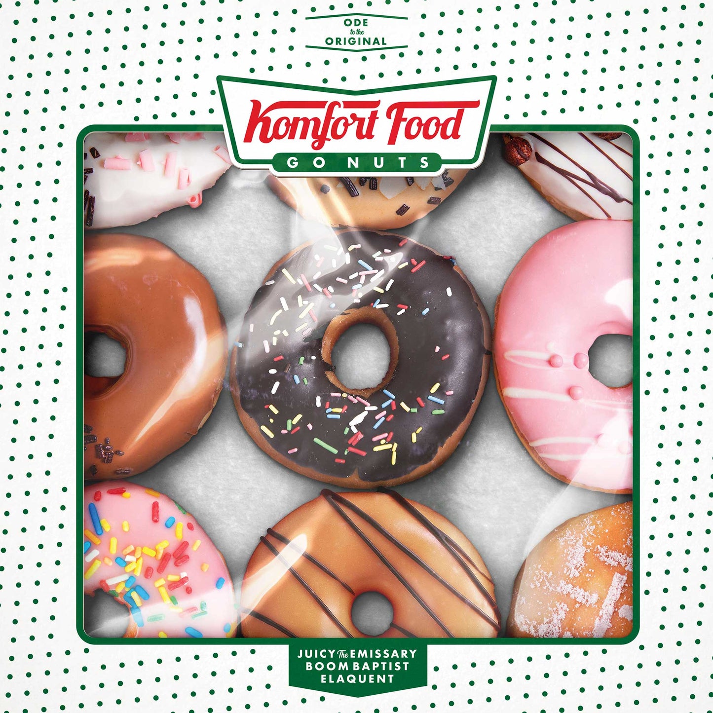 BoomBaptist, Juicy the Emissary, Elaquent - Komfort Food |-