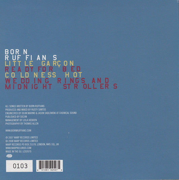 Born Ruffians - Little Garçon | Mint (M) Mint (M)-