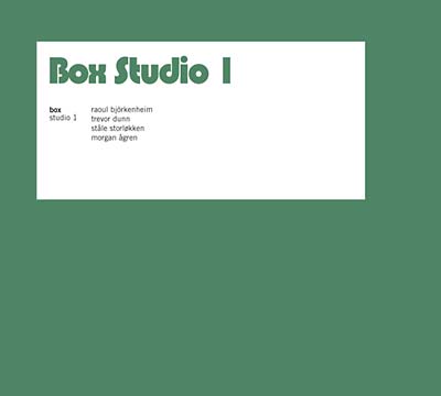 BOX - Studio 1 |-