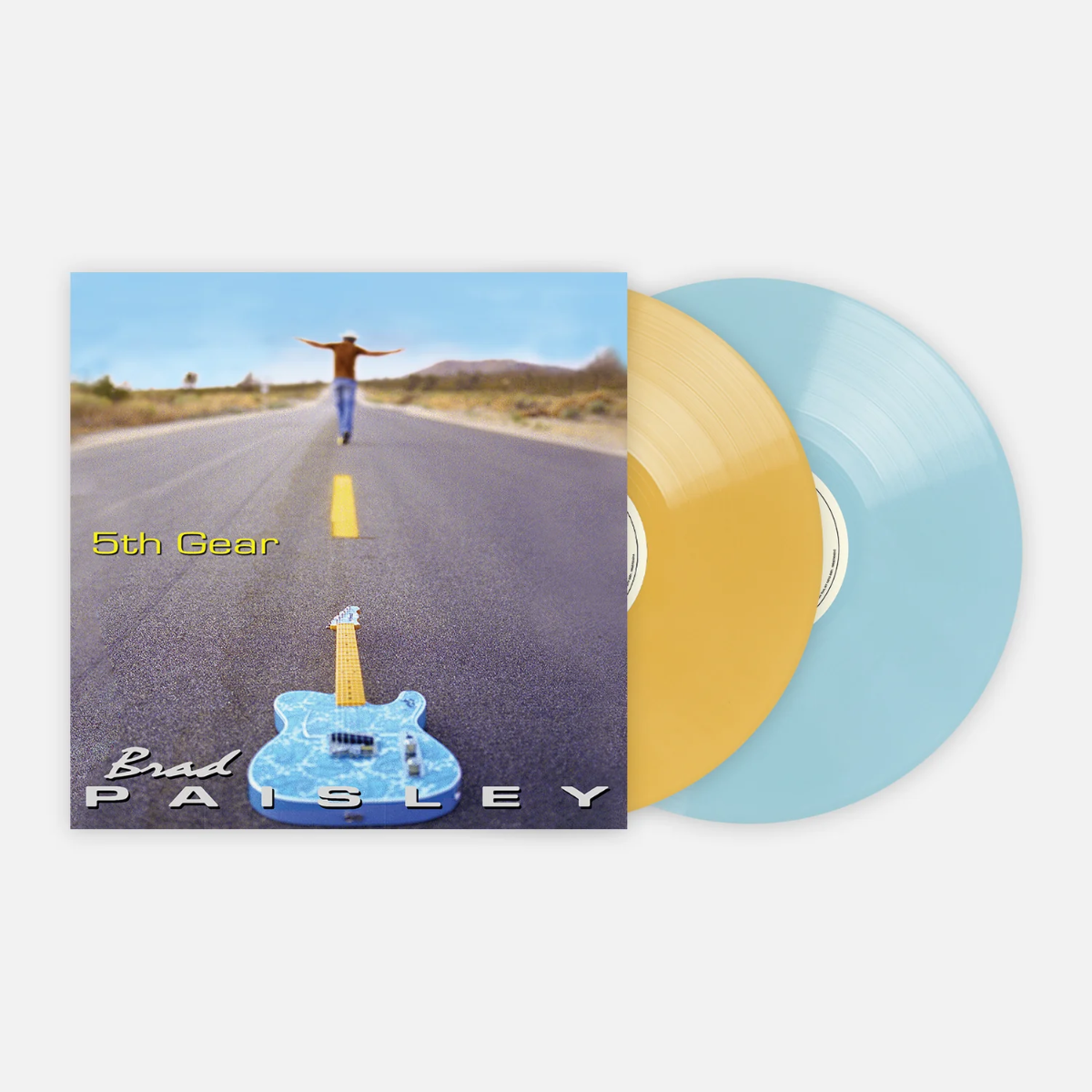 Brad Paisley - 5th Gear (Limited Edition, Yellow & Blue Colored Vinyl) (2 Lp) | Mint (M) Mint (M)-