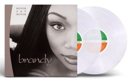 Brandy - Never Say Never (2LP Ltd Clear Vinyl) | Mint (M) Mint (M)-