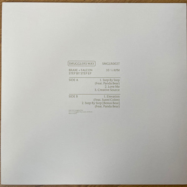 Braxe + Falcon - Step By Step EP | Mint (M) Mint (M)-