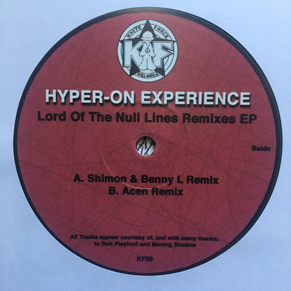 Hyper On Experience - Lord Of The Null Lines Remixes EP | Mint (M) Mint (M)-