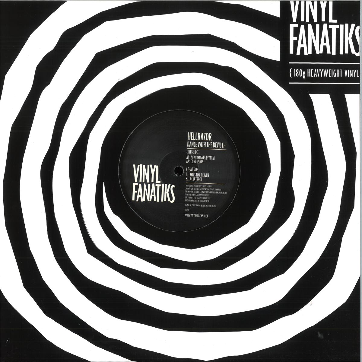 Hellrazor - Dance With The Devil (VINYL 12" Vinyl Fanatiks VFS090) | NEW Mint (M) Mint (M)-