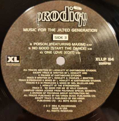 The Prodigy - Music For The Jilted Generation | Mint (M) Mint (M)-