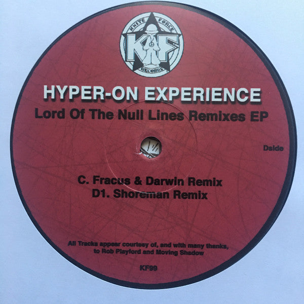 Hyper On Experience - Lord Of The Null Lines Remixes EP | Mint (M) Mint (M)-