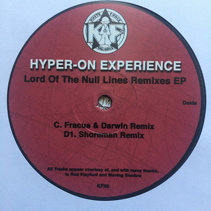 Hyper On Experience - Lord Of The Null Lines Remixes EP | Mint (M) Mint (M)-