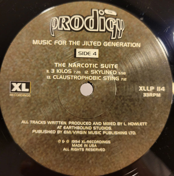 The Prodigy - Music For The Jilted Generation | Mint (M) Mint (M)-