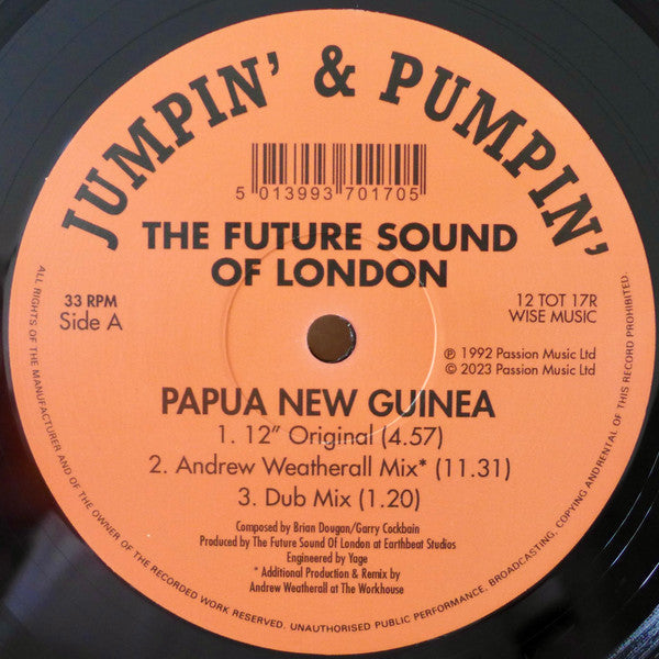 The Future Sound Of London - Papua New Guinea (VINYL) | Mint (M) Mint (M)-