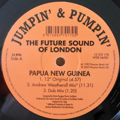 The Future Sound Of London - Papua New Guinea (VINYL) | Mint (M) Mint (M)-