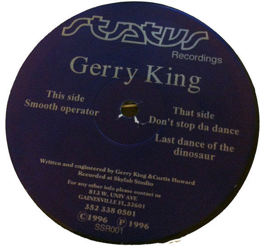 Gerry King - Smooth Operator (12" VINYL) | Excellent+ (EX+) Generic-