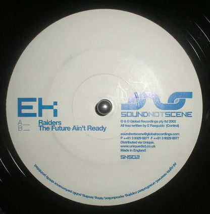 EK - Raiders / The Future Ain't Ready (VINYL) | Excellent (EX) Generic-