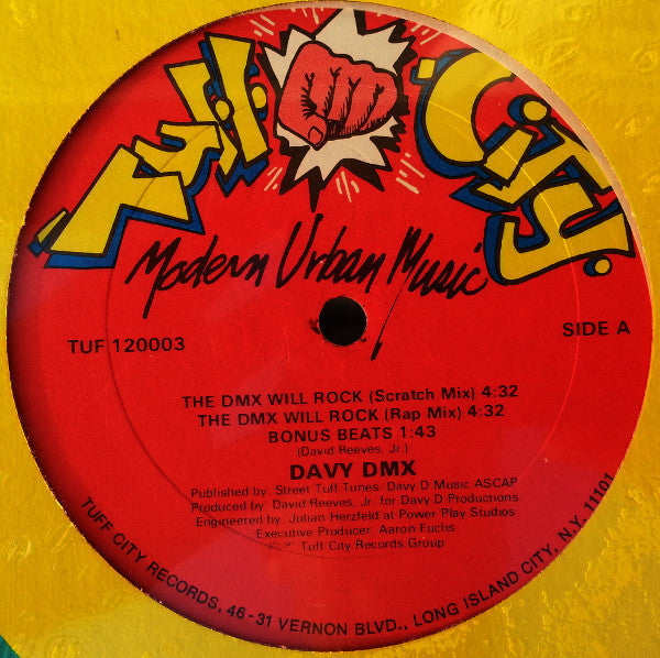 Davy DMX - The DMX Will Rock | Good Plus (G+) Near Mint (NM)-