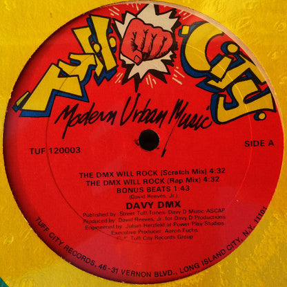 Davy DMX - The DMX Will Rock | Good Plus (G+) Near Mint (NM)-