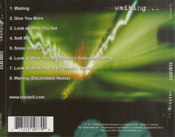 Taxi Doll - Waiting... (CD) | Near Mint (NM) Near Mint (NM)-