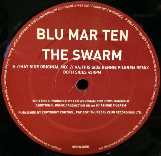 Blu Mar Ten - The Swarm (VINYL) | Near Mint (NM) Near Mint (NM)-
