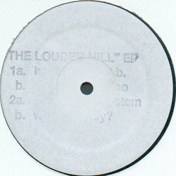 The Miami Bass Labs - The Louder Hill E.P. (12" VINYL) | Near Mint (NM or M-) Generic-