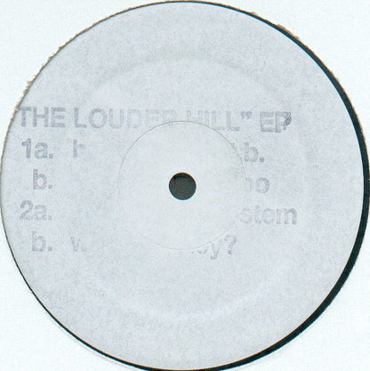 The Miami Bass Labs - The Louder Hill E.P. (12" VINYL) | Near Mint (NM or M-) Generic-