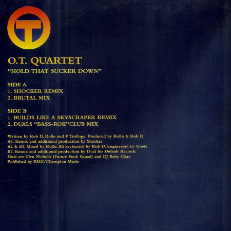 The O.T. Quartet - Hold That Sucker Down | Near Mint (NM) Excellent (EX)-