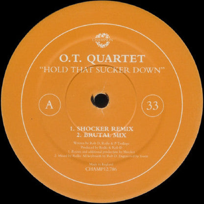 The O.T. Quartet - Hold That Sucker Down | Near Mint (NM) Excellent (EX)-