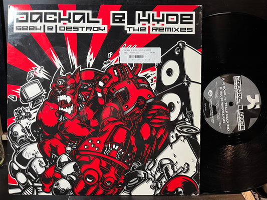 Jackal & Hyde - Seek & Destroy (The Remixes) (VINYL) | Near Mint (NM) Near Mint (NM)-
