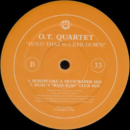 The O.T. Quartet - Hold That Sucker Down | Near Mint (NM) Excellent (EX)-