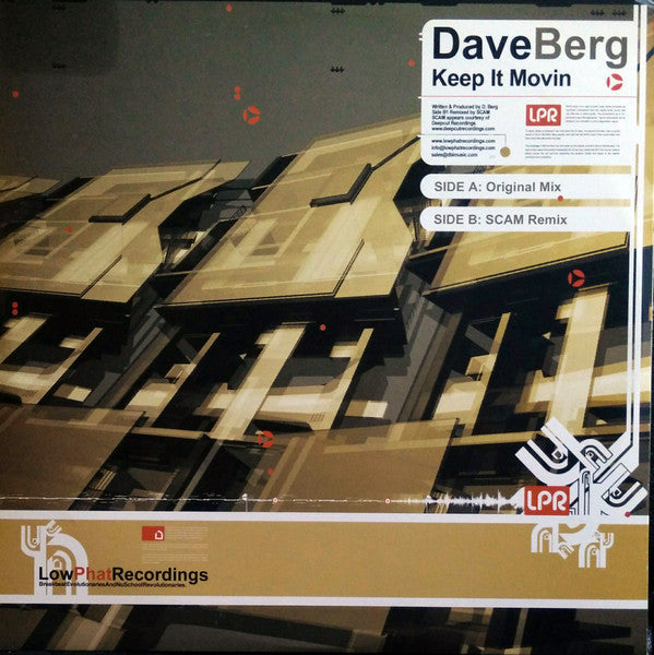 Dave Berg - Keep It Movin | Near Mint (NM) Near Mint (NM)-