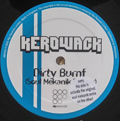 Kerowack - Dirty Bumf | Near Mint (NM) Near Mint (NM)-