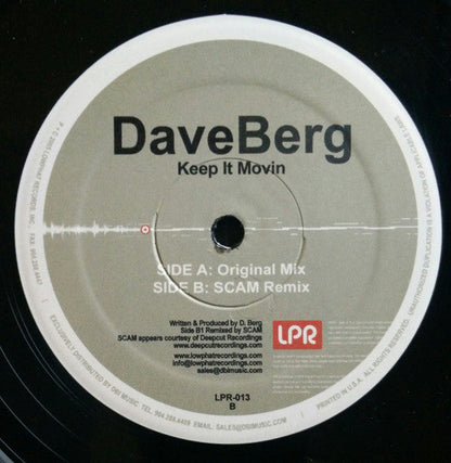 Dave Berg - Keep It Movin | Near Mint (NM) Near Mint (NM)-