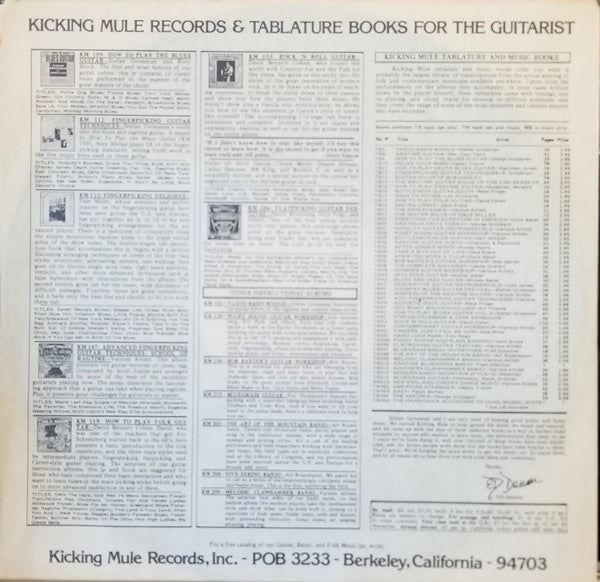Various - Kicking Mule's Flat Picking Guitar Festival | Near Mint (NM) Near Mint (NM)-