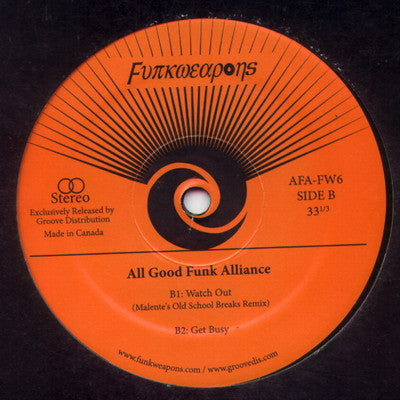 All Good Funk Alliance - Watch Out (VINYL) | Generic-