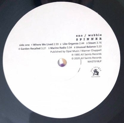 Brian Eno / Jah Wobble - Spinner | Mint (M) Mint (M)-