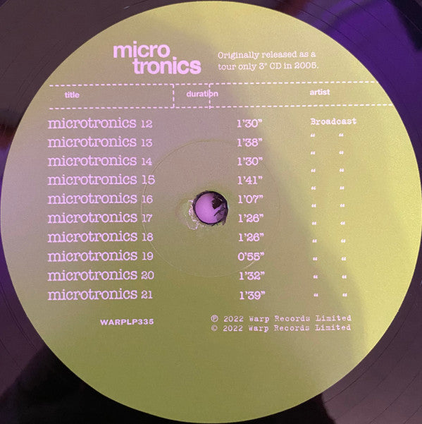 Broadcast - Microtronics - Volumes 1 & 2 | Mint (M) Mint (M)-