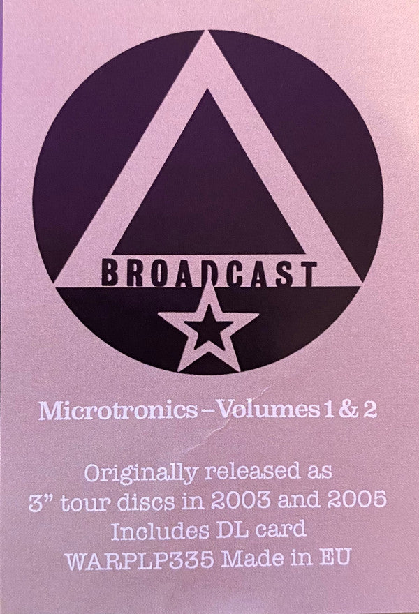 Broadcast - Microtronics - Volumes 1 & 2 | Mint (M) Mint (M)-