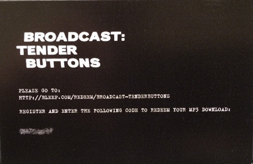 Broadcast - Tender Buttons | Mint (M) Mint (M)-