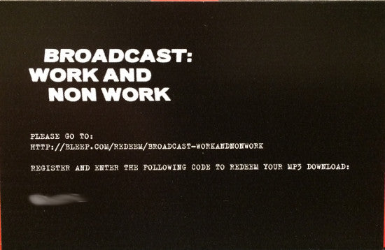 Broadcast - Work And Non Work (VINYL) | Mint (M) Mint (M)-