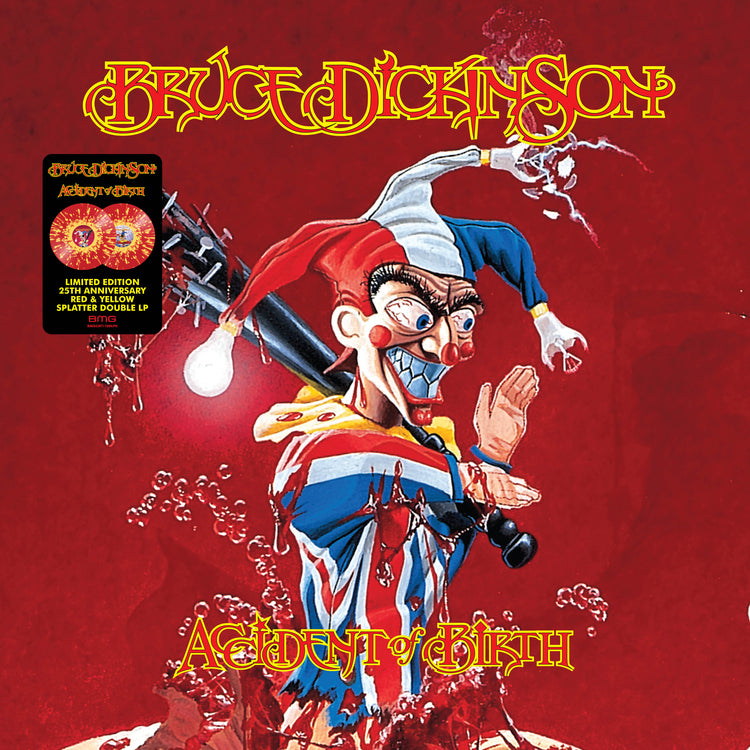 Bruce Dickinson - Accident of Birth (Limited 25th Anniversary Red & Yellow Splatter) | Mint (M)-