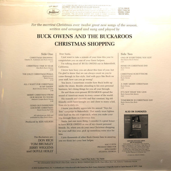 Buck Owens And His Buckaroos - Christmas Shopping | Mint (M) Mint (M)-
