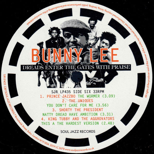 Bunny Lee - Dreads Enter The Gates With Praise | Mint (M) Mint (M)-