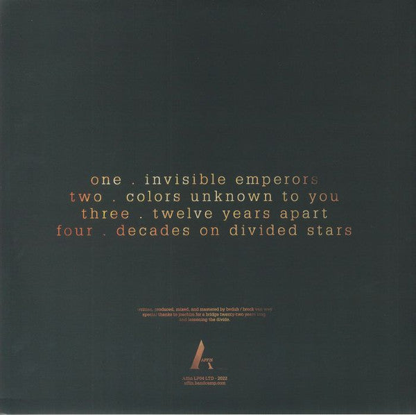 bvdub - Decades On Divided Stars | Mint (M) Mint (M)-