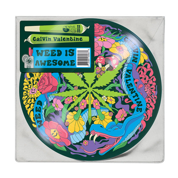 Calvin Valentine - Weed Is Awesome (PICTURE VINYL LP) | NEW Mint (M) Mint (M)-