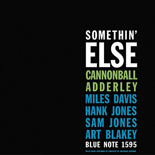 Cannonball Adderley - Somethin' Else [Blue Note Classic Vinyl Edition LP] | Mint (M) Mint (M)-